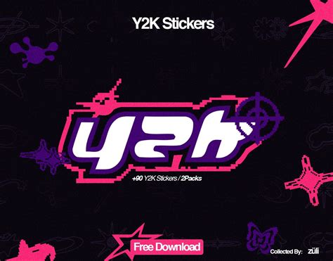 Y2k Stickers - Graphic For Free