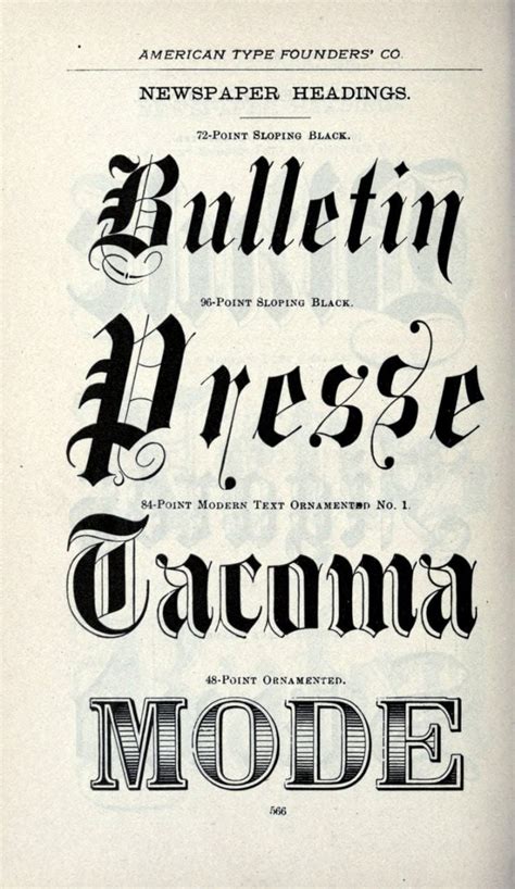 Like old-fashioned fonts: See dozens of vintage typefaces - Click Americana