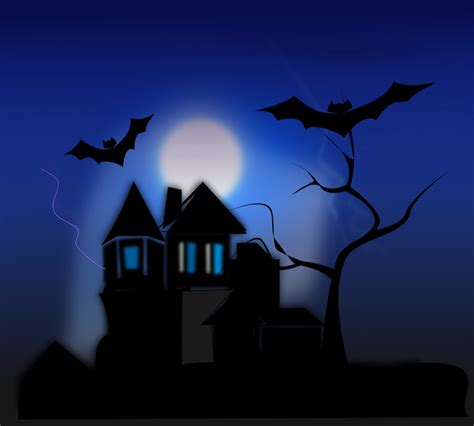 spooky haunted house cartoon - Clip Art Library