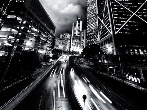 🔥 Download Black And White City No Cross Walk Wallpaper The Long by ...