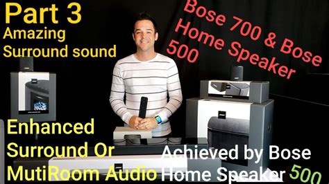 Bose Home Speaker 500 + Bose 700 Soundbar 700 Bass Module🤩 Maximum Bose Experience Final Setup ...