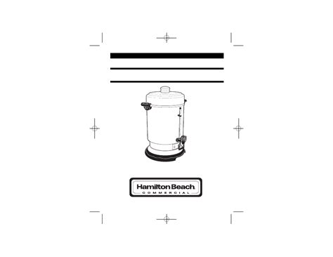 Hamilton Beach Coffeemaker D50065 User's Manual - Free PDF Download (10 ...