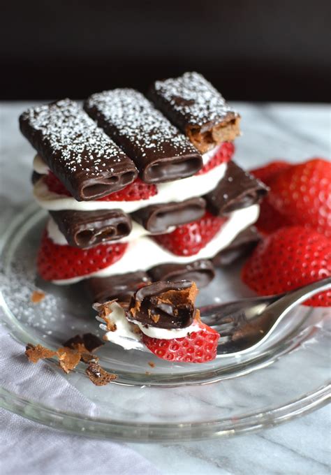 Playing with Flour: Easy mille-feuille with strawberries and cream