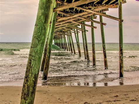 Atlantic Beach NC Pier Photograph by Tommy Anderson