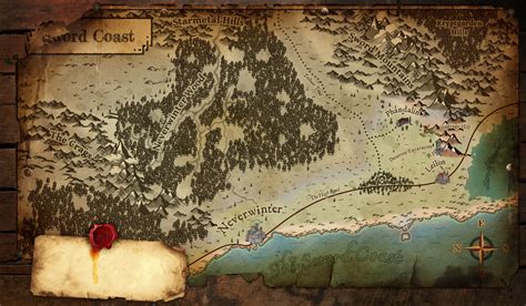 I made a VTT-friendly region map for the Dragon of Icespire Peak ...