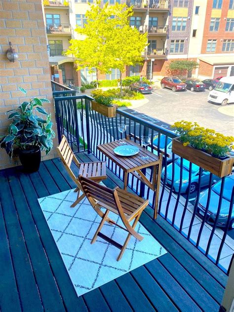 Balcony Space Saver Folding Table, Folding Balcony Table, Patio Table, Acacia Wood Outdoor ...
