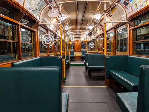 Refurbished W8 class tram interior, Melbourne : Trams