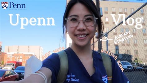 Upenn vlog | First Week of Nursing School! - YouTube