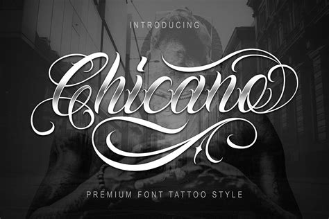 Download Chicano Font | Tattoo Style today! We have a huge range of Script Font products ...