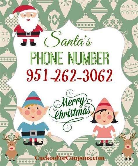 FREE number to call Santa! The kids will flip! | Christmas time ...