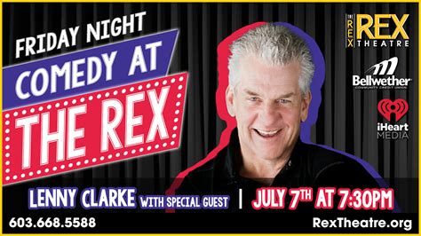 Comedy at the Rex with Lenny Clarke - The Palace Theatres