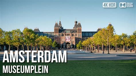 Amsterdam, Museum Quarter (Museumplein) - 🇳🇱 Netherlands [4K HDR ...