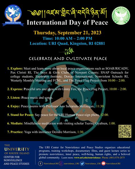 International Day of Peace – Center for Nonviolence & Peace Studies