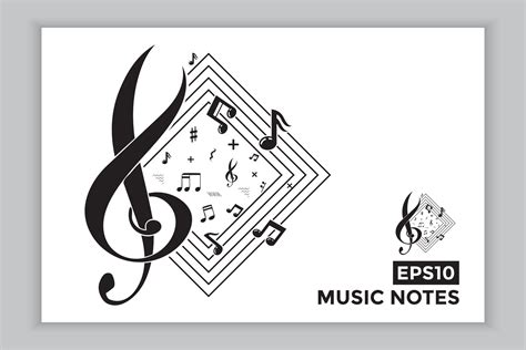 music scale or music note sign or symbol. musical scale icons element vector for banner material ...