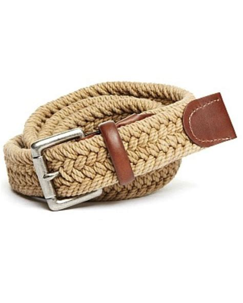 Nautica Men's Braided Fabric Belt