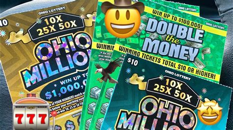 NEW OHIO LOTTERY😃 OHIO MILLIONS AND DOUBLE THE MONEY INSTANT SCRATCHOFF ...