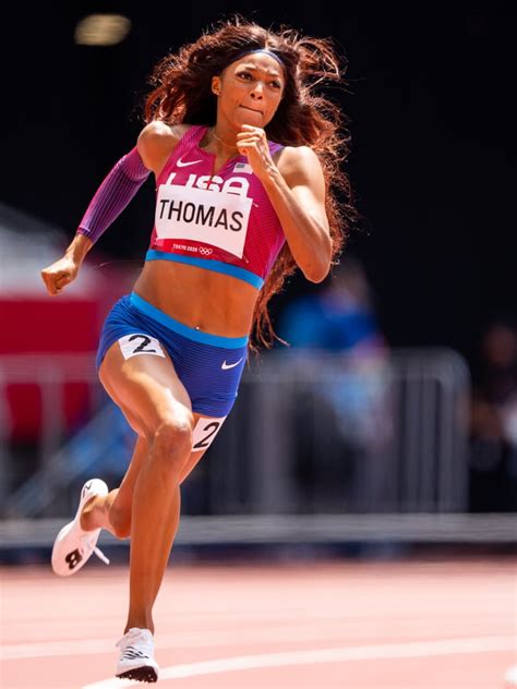 Gabby Thomas Runs 200m Prelim at the 2021 Olympics | Gabby Thomas Advances to 200m Final at 2021 ...