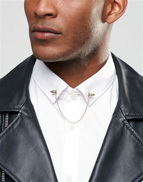 Reclaimed Vintage Collar Bar With Chain at asos.com | Collar bar ...