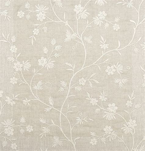 Neutral Embroiderd Linen Fabric | Sanderson Fabric | Curtain texture, Curtain fabric, Fabric ...