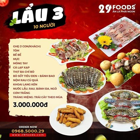 Menu lẩu 3