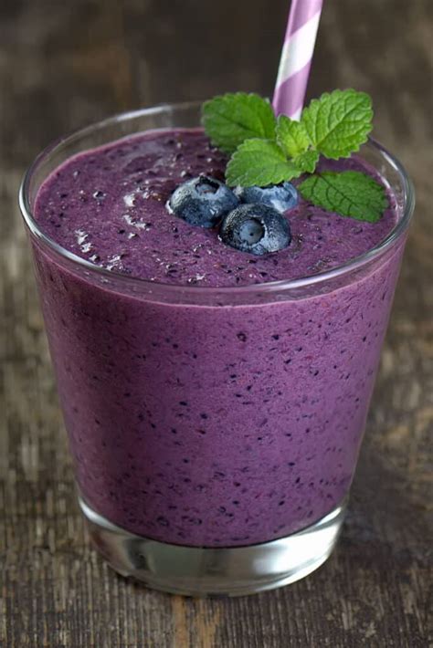 Keto Blueberry Smoothie- Just 3 ingredients! - The Big Man's World