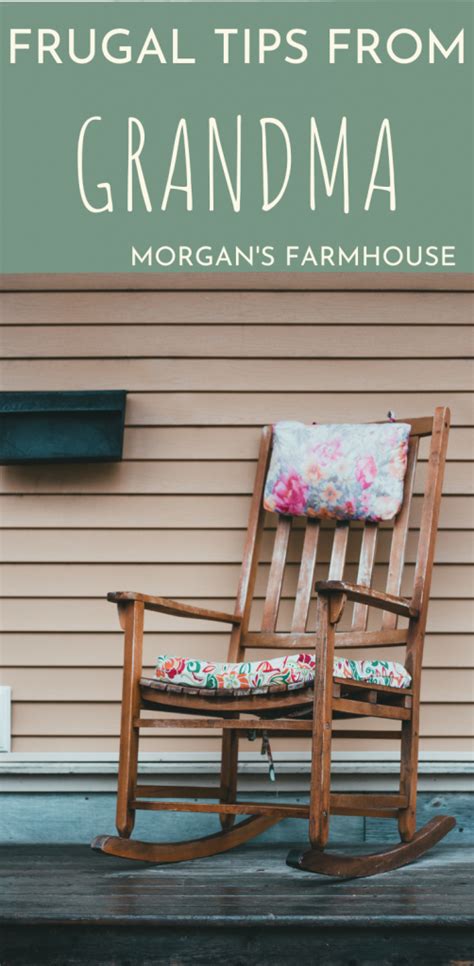 Frugal Tips from Grandma - Morgan's Farmhouse