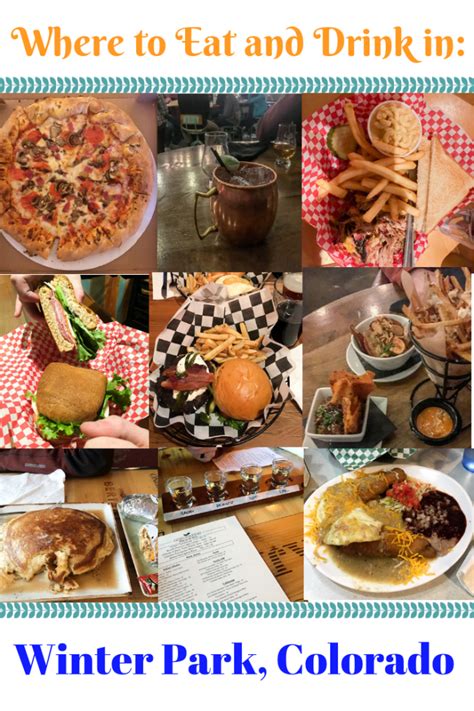 Where to Eat and Drink In Winter Park Colorado. Restaurants, Pubs, Breweries, Distillery ...