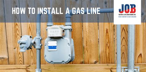 How to Install a Gas Line - JOB Heating and Air Conditioning Saskatoon