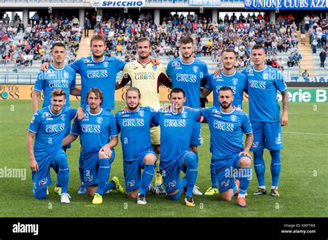 Empoli, Italy. 16th Sep, 2017. FC/Empoli FC team group line-up Football ...