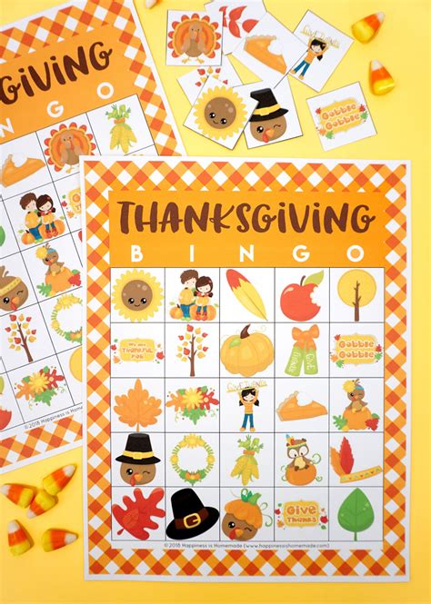 Turkey Bingo Cards Printable - Printable Card Free