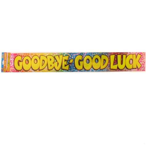 Banner Goodbye Good Luck 365x12cm Pk1 | eBay