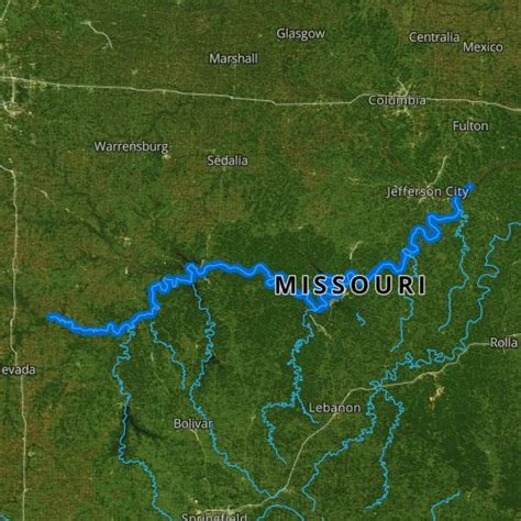 Osage River Map