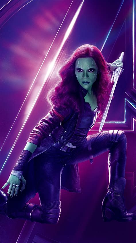 Zoe Saldana as Gamora in Avengers Infinity War 4K 8K Wallpapers | HD Wallpapers | ID #23842