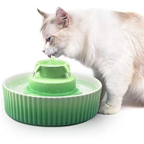 Cepheus 360 Ceramic Pet Fountain, Advanced Porcelain Cat Water Fountain ...