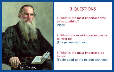 Learning-Living [learning-living.com]: LEO TOLSTOY - THREE QUESTIONS