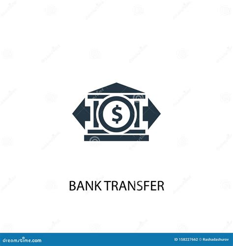 Bank Transfer Icon. Simple Element Stock Vector - Illustration of dollar, exchange: 158227662