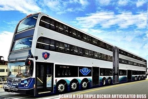 Scania triple Decker articulado proyecto | Rumah mobil, Mobil ...