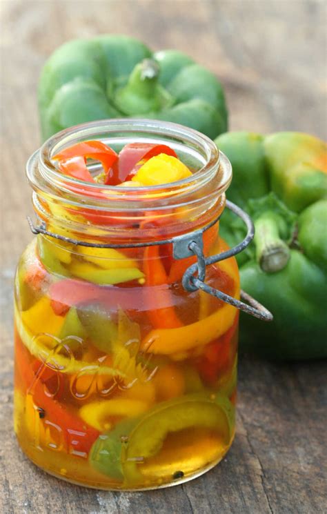 Pickled Sweet Peppers | A Farmgirl's Kitchen