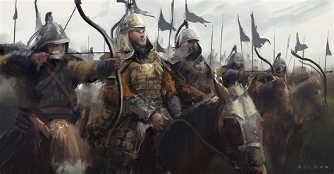 Mongol Cavalry - Concept Art : Juan Pablo Roldan : Free Download ...