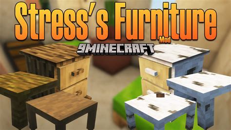 Stress's Furniture Mod 1.17.1, 1.16.5 (House Decorations, Furniture) - Mc-Mod.Net