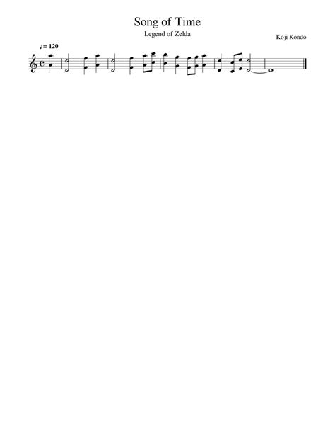 Song of Time Sheet music for Flute (Solo) | Musescore.com