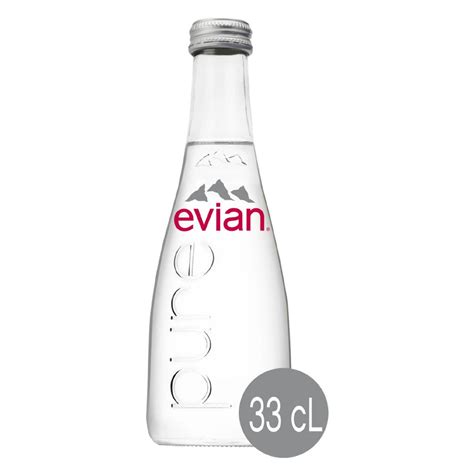 Evian Natural Mineral Water Glass Bottle 330ml Online at Best Price ...