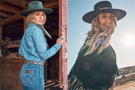 Lainey Wilson Models Fall Fashion For Wrangler: See The Standout Styles ...