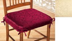 Scroll Damask Chair Cushion Seat Cover Dining Room Chairs Modern, Dining Table Chairs, Round ...