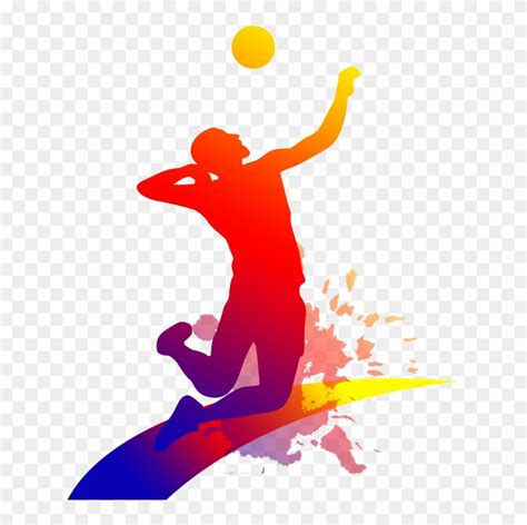 Volleyball Silhouette Clip Art - vrogue.co