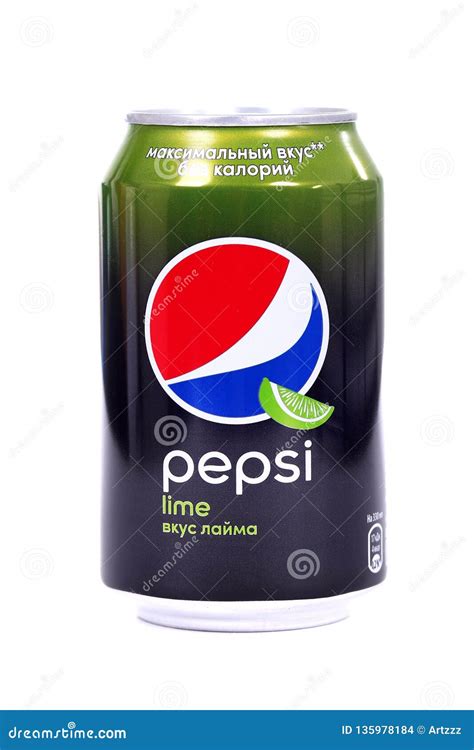 Pepsi Lime editorial stock image. Image of cutout, cold - 135978184