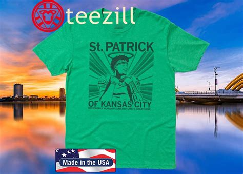 St. Patrick Patrick Mahomes Shirt St. Patrick Of Kansas City Tshirt - teezill