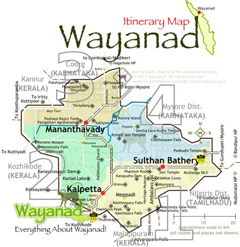 Wayanad District Map