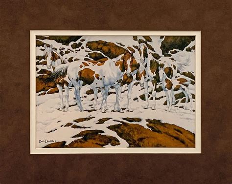 Amazon.com: Bev Doolittle Pintos Double Matted Art Print: Posters & Prints