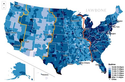 Kentucky shows just how meaningless time zones are to sleeping habits ...